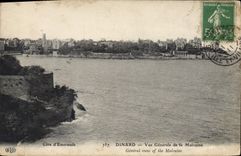 CPA Cote d'Emeraude Dinard Vue Generale de la Malouine 
