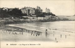 CPA Dinard La Plage et la Malouine 