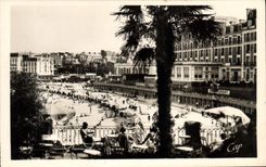 CPA Dinard La Plage et les nouvelles Cabines 