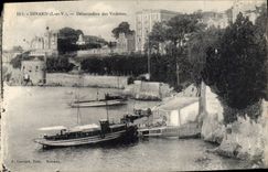 CPA Dinard I et V Debarcadere des Vedettes 
