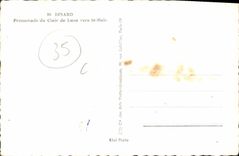 CPA Dinard Promenade du Clair de Lune vers St Malo 