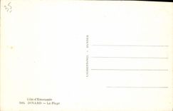 CPA Cote d'Emeraude Dinard La Plage 