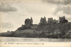 CPA Dinard Effet de Lune A la Pointe de la Malouine 