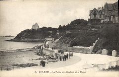 CPA Dinard La Pointe du Moulinet et la Digue 