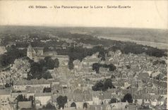 CPA Orleans Vue Panoramique sur La Loire Ste Euverte 
