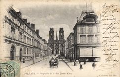 CPA Orleans Perspective de la Rue Jeanne d'Arc 