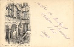 CPA Orleans Maison d'Agnes Sorel 