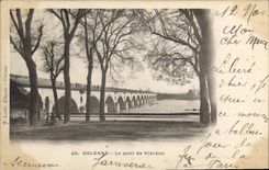 CPA Orleans Le Pont de Vierzon 