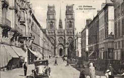 CPA Orleans La Rue Jeanne d'Arc Automobile