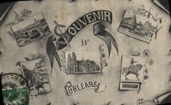 CPA Souvenir D'Orleans 