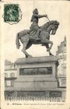 CPA Orleans Statue equestre de Jeanne d'Arc 