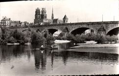 CPA Orleans Le Pont et la Cathedrale 