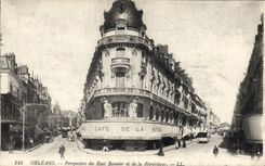 CPA Orleans Perspective des Rues Bannier et de la Republique 
