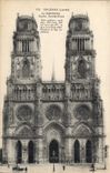 CPA Orleans Loiret La Cathedrale Eglise Ste Croix 
