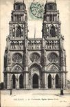 CPA Orleans La Cathedrale Eglise Ste Croix 