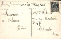 CPA Orleans La Place Albert I et la Gare 