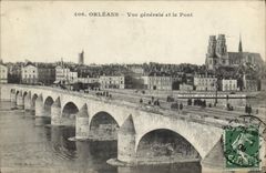 CPA Orleans Vue generale et le Pont 
