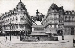 CPA Orleans La Place du Martroi 