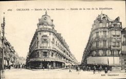 CPA Orleans Entree de la Rue Bannier Entree de la rue de la Republique 