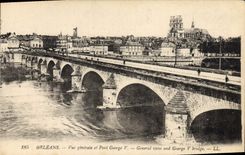 CPA Orleans Vue generale el Pont George V 