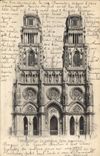 CPA Orleans La Cathedrale Eglise Sainte Croix 