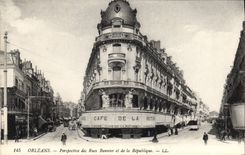 CPA Orleans Perspective des Rues Bannier et de la Republique 