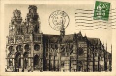 CPA Orleans La Cathedrale Sainte Croix 