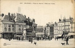 CPA Orleans Place du Martroi Hotel des Fostes 