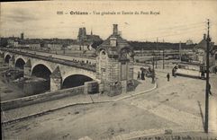 CPA Orleans Vue generale et Entree du Point Royal 