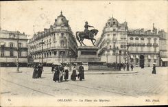 CPA Orleans La Place du Martroi 