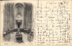 CPA Orleans Interieur de la Cathedrale 