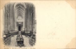 CPA Orleans Interieur de la Cathedrale 