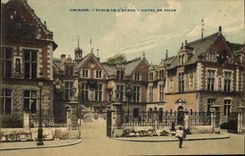 CPA Orleans Place de l'Etape Hotel de Ville 