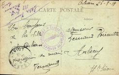 CPA Orleans La Croix de la Pucelle 