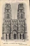 CPA Orleans La Cathedrale Eglise Ste Croix 