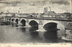 CPA Orleans Vue generale et le Pont George V 