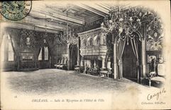 CPA Orleans Salle de Reception de l'Hotel de Ville 