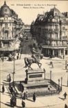 CPA Orleans Loiret La Rue de la Republique Statue de jeanne D'Arc 