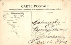 CPA Orleans La Rue Jeanne d'Arc La Cathedrale Le Lycee 