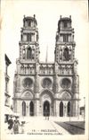 CPA Orleans Cathedrale Sainte Croix 