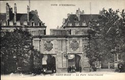 CPA Cote d'Emeraude Saint Malo La Porfte Saint Vincent 