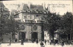 CPA Cote d'Emeraude Saint Malo Porte Saint Vincent 