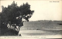 CPA Cote d'Emeraude Saint Malo Vue prise de la Terrasse d la Madeleine 