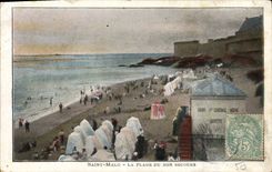 CPA Saint Malo La Plage du Bon Secours 