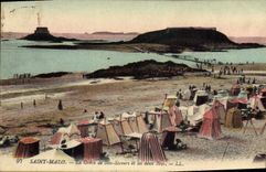 CPA Saint Malo Bon Secours et les deux Beys 