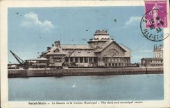 CPA Saint Malo Le Bassin et le Casino Municipal 