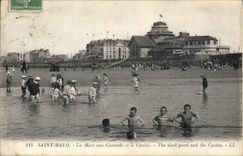 CPA Saint Malo La Mare aux canards et le Casino Enfants