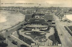 CPA Saint Malo Le Casino vu du Chateau 