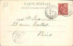 CPA Clermont Ferrand La Rue des Gras 