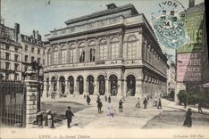 CPA Lyon Le Grand Theatre Ricqles La Belle Jardiniere